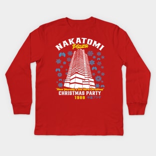 Christmas Nakatomi Building Die Hard Kids Long Sleeve T-Shirt